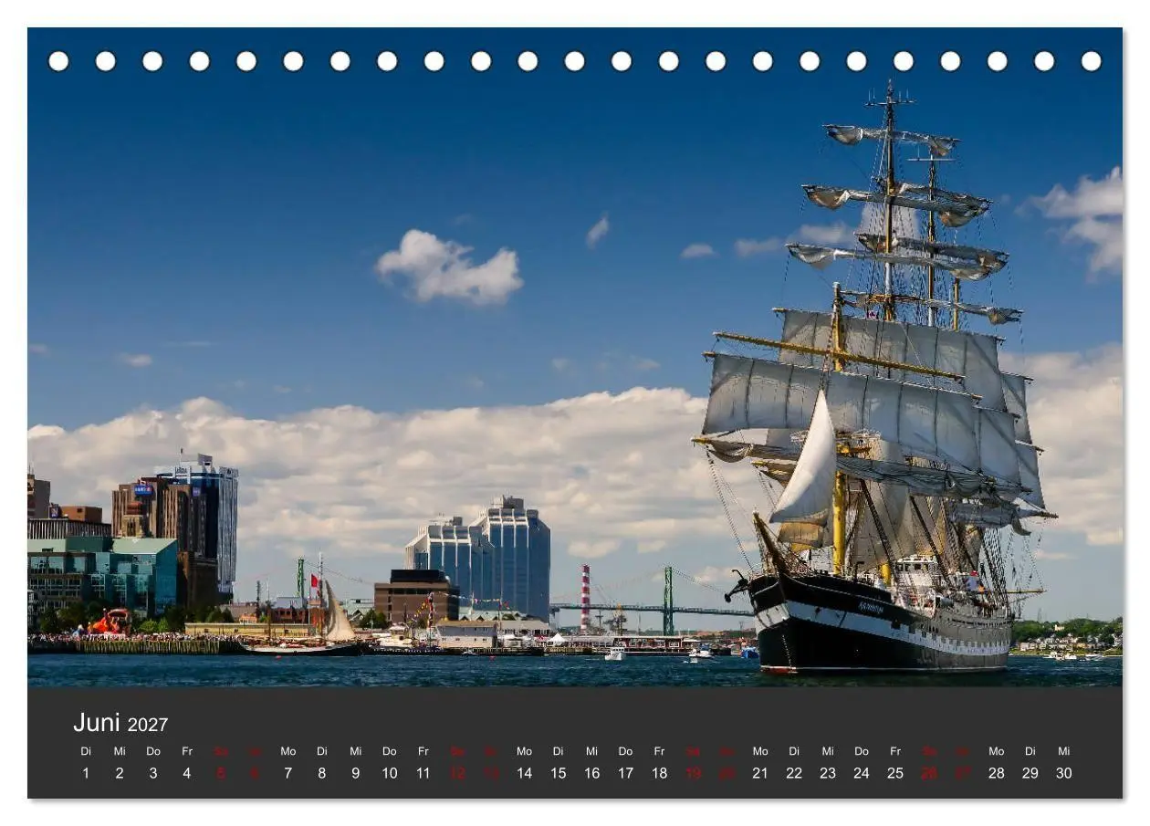 Bild: 9783569867529 | Windjammer-Regatta - Tall Ships Atlantic Challenge (Tischkalender...