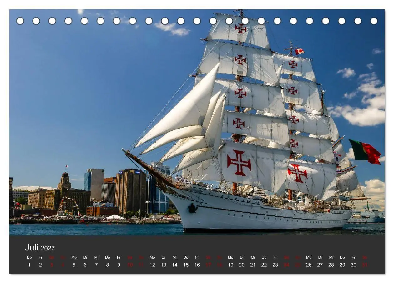 Bild: 9783569867529 | Windjammer-Regatta - Tall Ships Atlantic Challenge (Tischkalender...