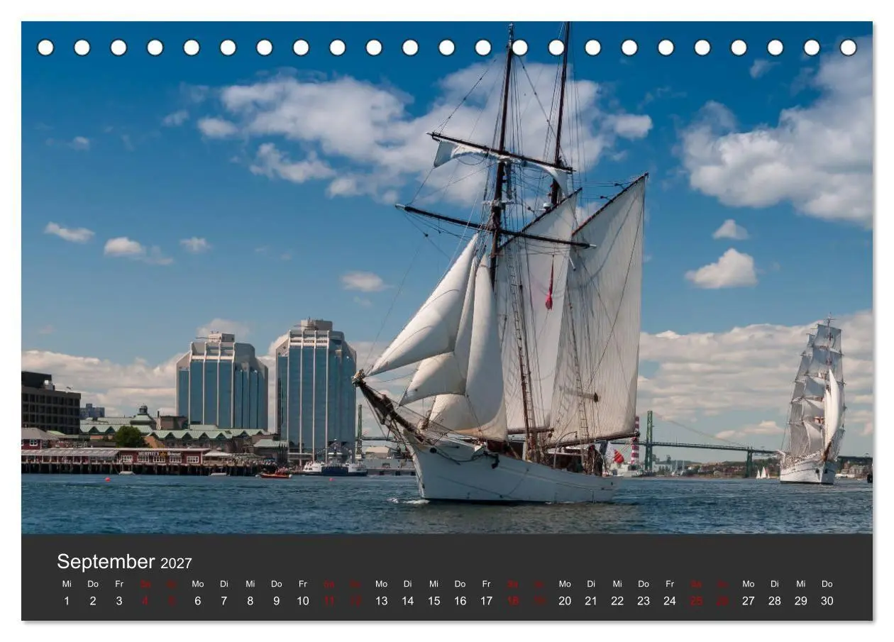 Bild: 9783569867529 | Windjammer-Regatta - Tall Ships Atlantic Challenge (Tischkalender...
