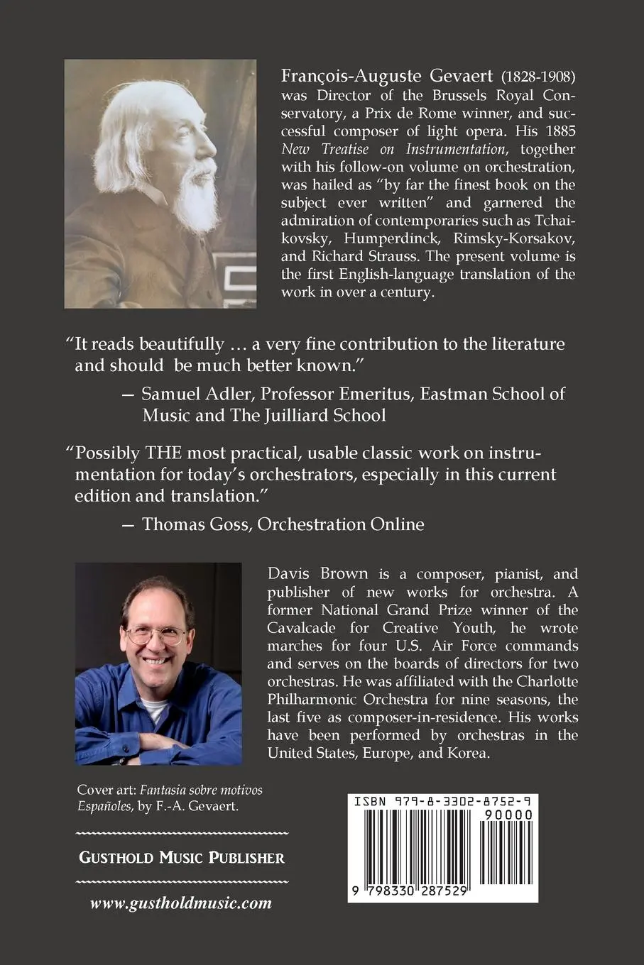 Rückseite: 9798330287529 | New Treatise on Instrumentation | Francois-Auguste Gevaert | Buch
