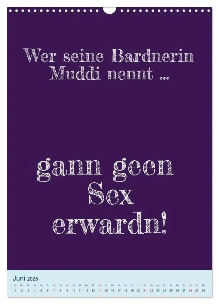 Bild: 9783435897629 | Ningelnäsorum! Mundart und Dialekt Kalender Sachsen (Wandkalender...