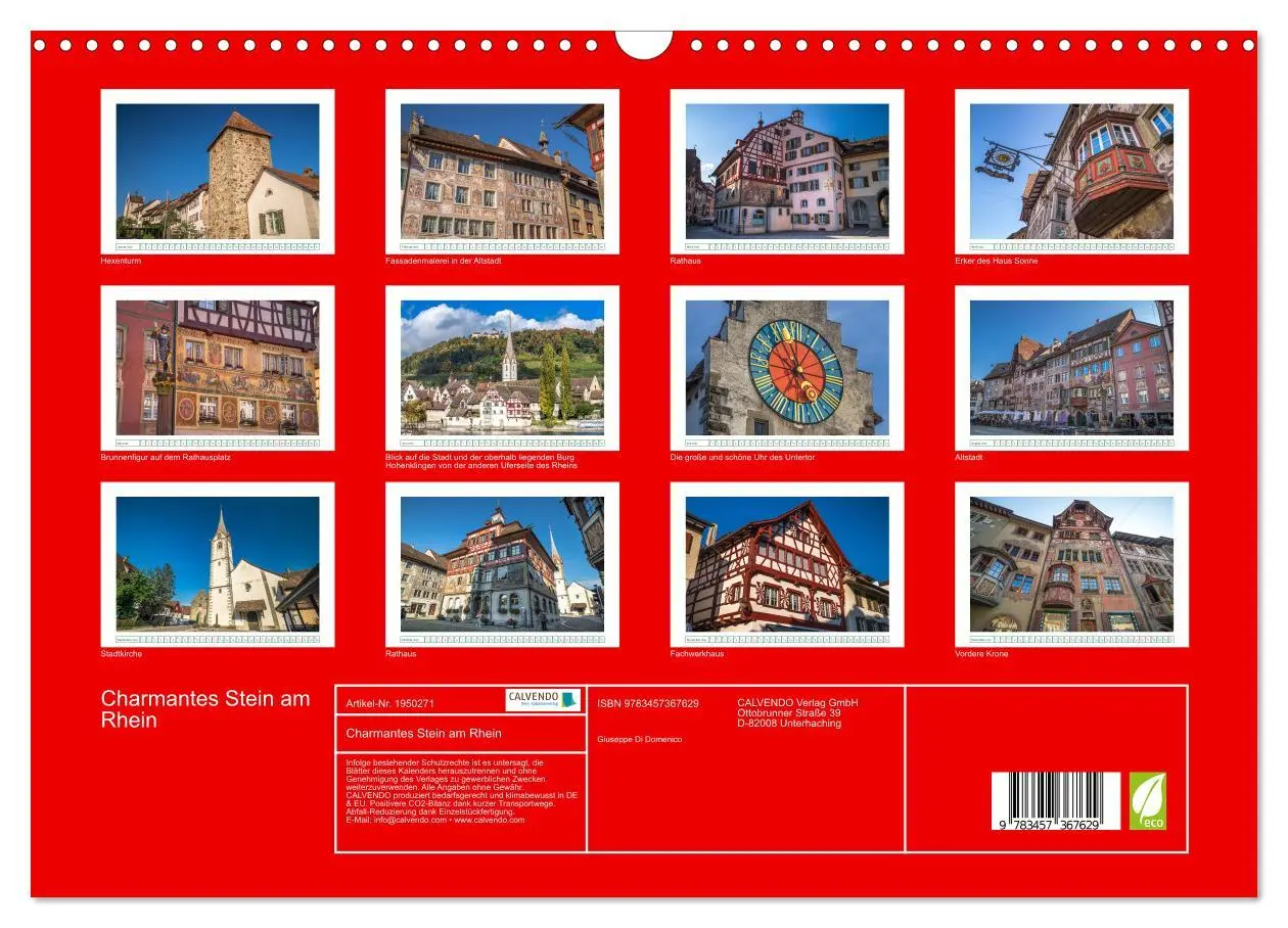 Bild: 9783457367629 | Charmantes Stein am Rhein (Wandkalender 2026 DIN A3 quer), CALVENDO...