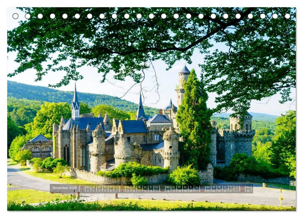 Bild: 9783516077629 | Der Bergpark Kassel-Wilhelmshöhe (Tischkalender 2026 DIN A5 quer),...