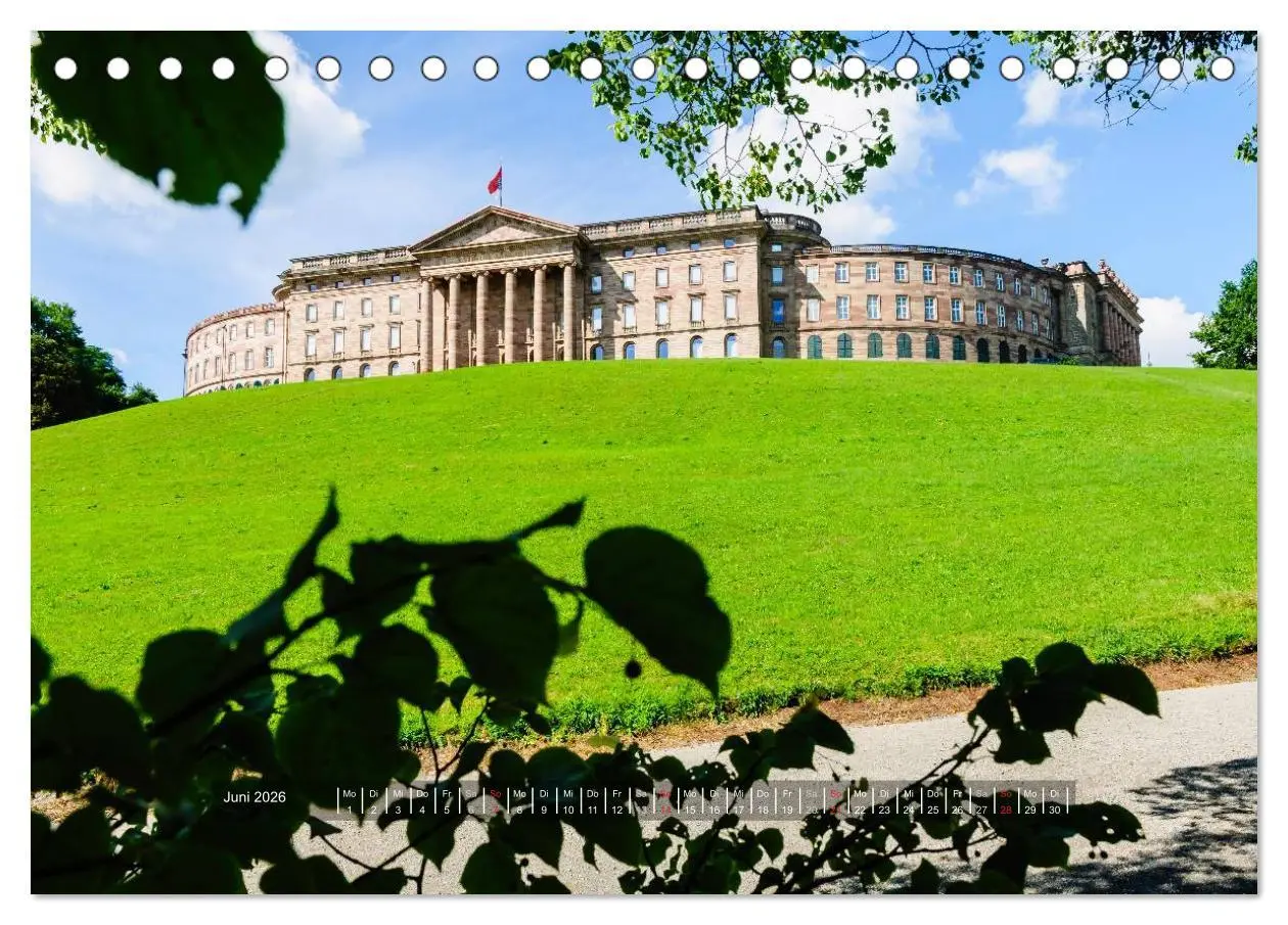 Bild: 9783516077629 | Der Bergpark Kassel-Wilhelmshöhe (Tischkalender 2026 DIN A5 quer),...