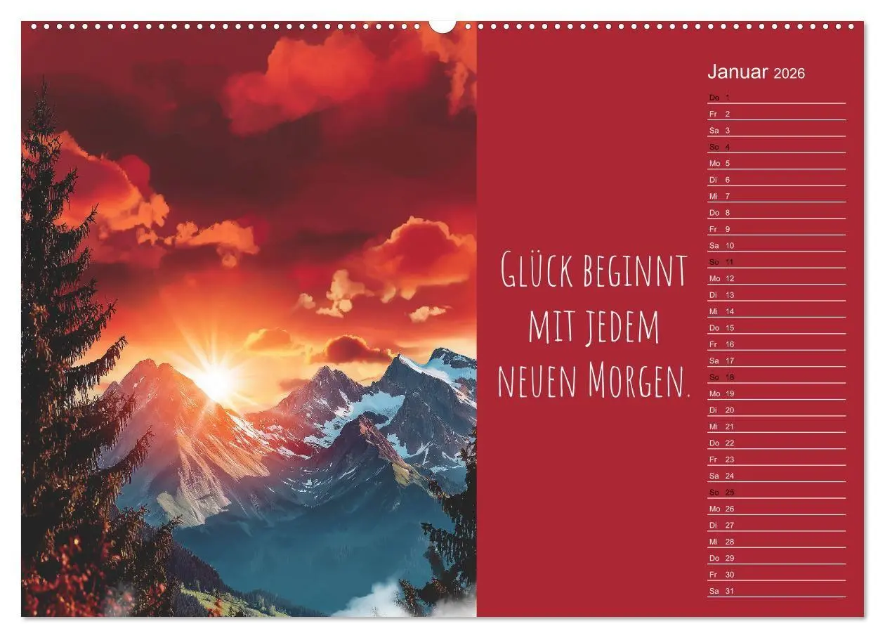 Bild: 9783516697629 | Eine Portion Glück - Motivationskalender fürs ganze Jahr...