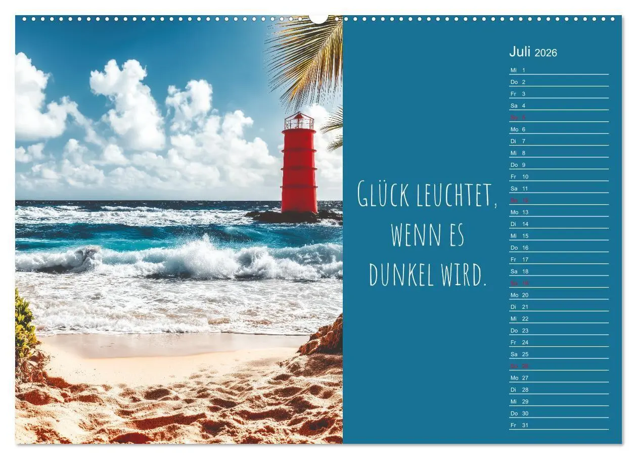 Bild: 9783516697629 | Eine Portion Glück - Motivationskalender fürs ganze Jahr...