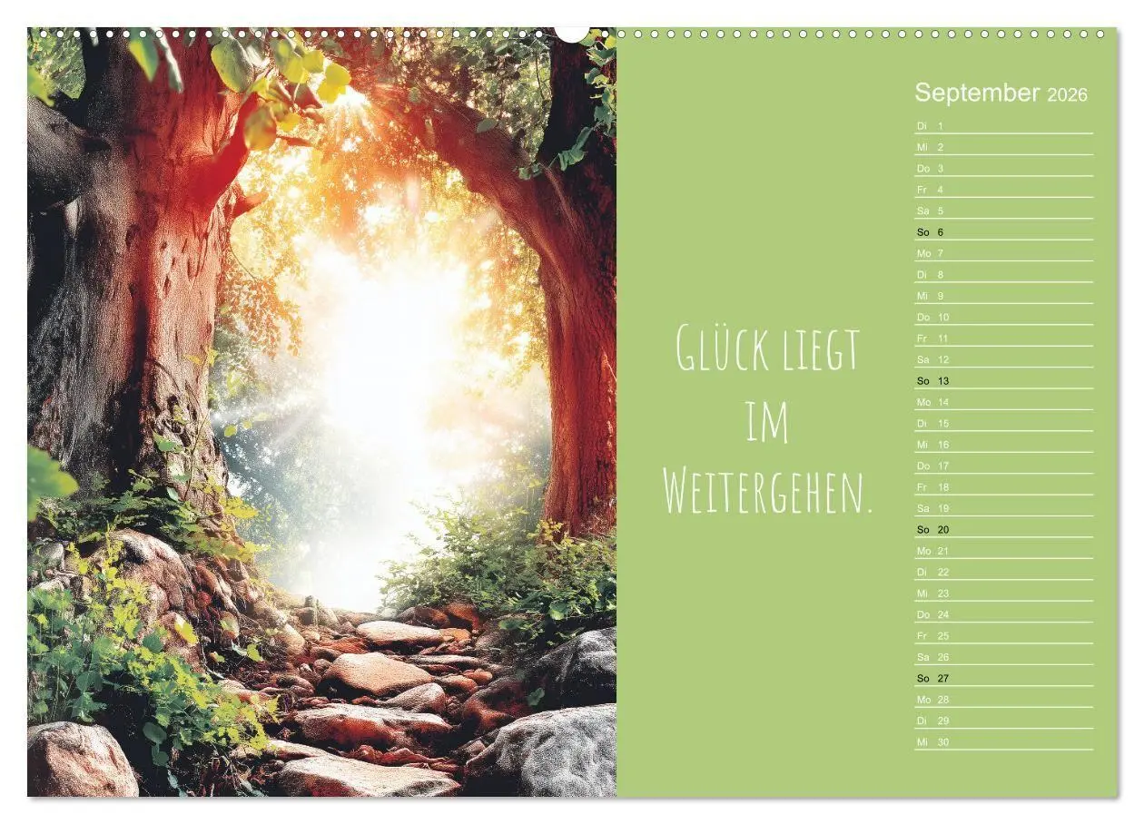 Bild: 9783516697629 | Eine Portion Glück - Motivationskalender fürs ganze Jahr...
