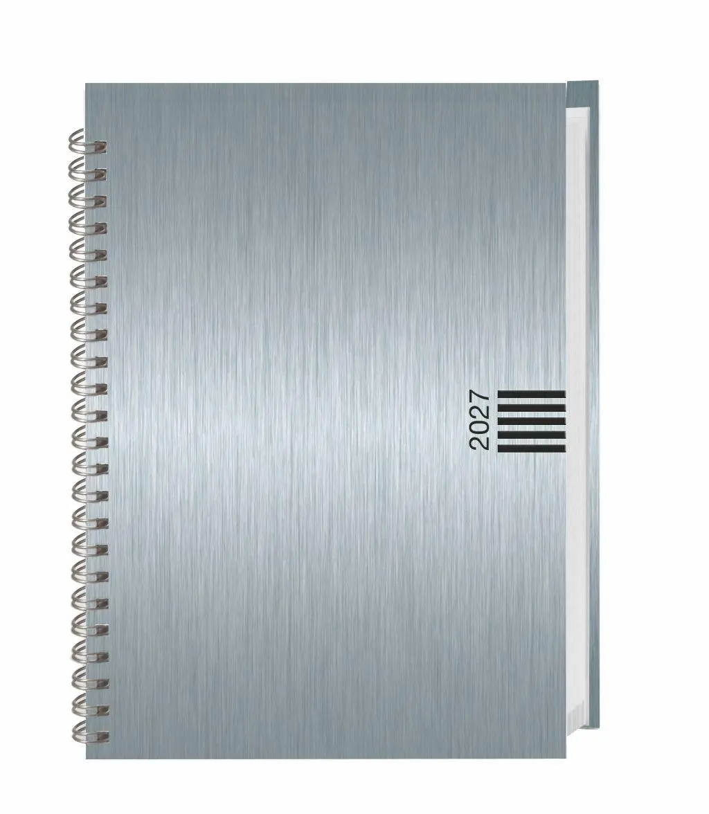 Cover: 9783756417629 | Wochen-Cheftimer A5, Alu silber 2027 | Heye | Taschenbuch | 132 S.