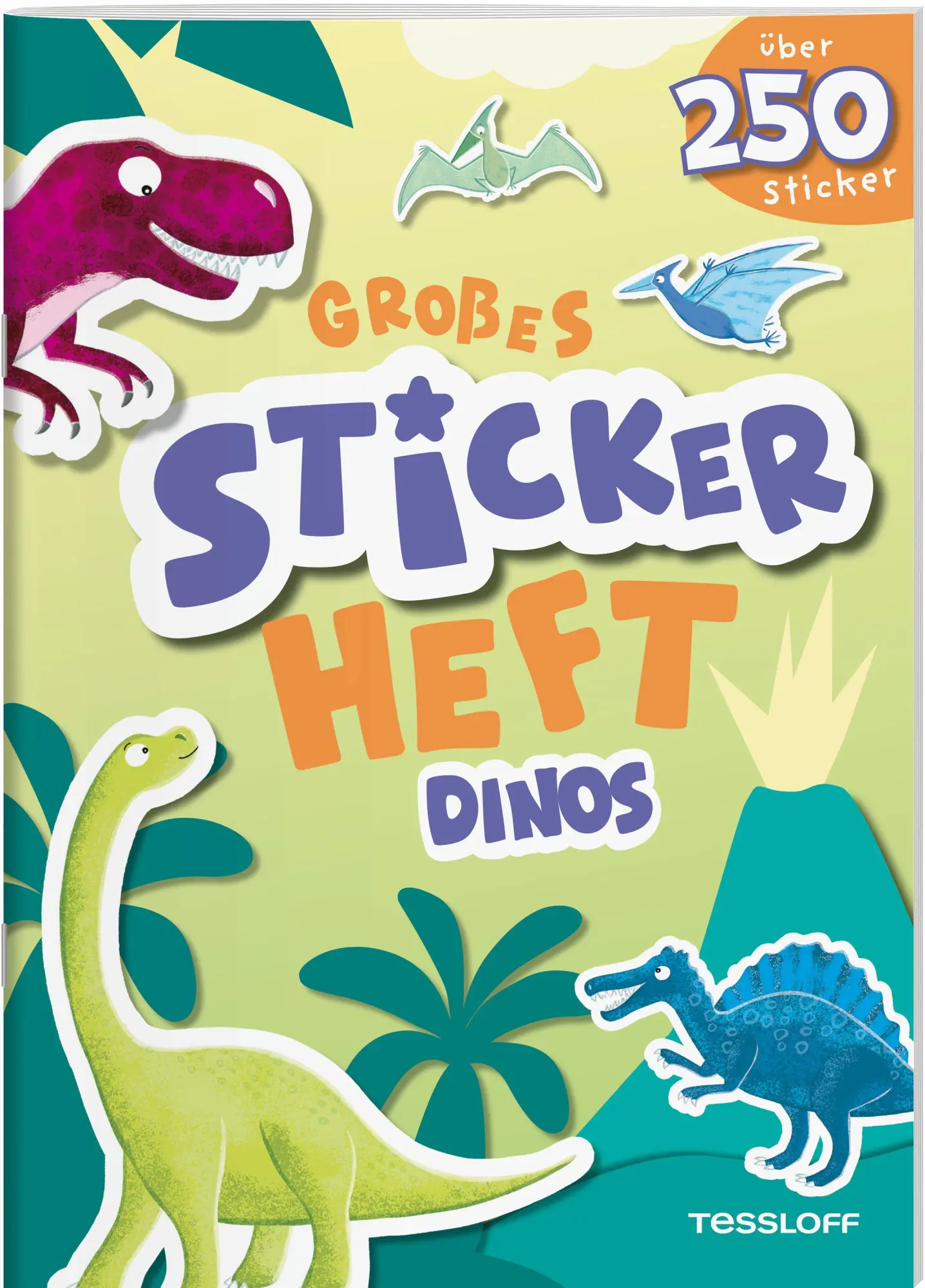 Cover: 9783788647629 | Großes Stickerheft. Dinos | Mit über 250 Stickern | Ilka Röhling