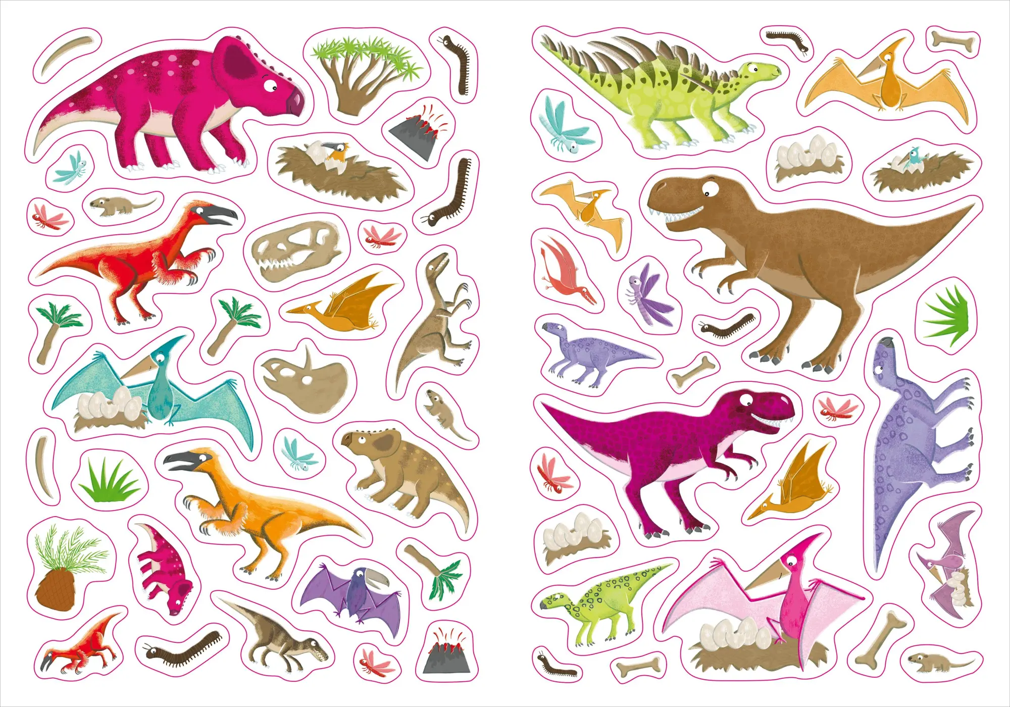 Bild: 9783788647629 | Großes Stickerheft. Dinos | Mit über 250 Stickern | Ilka Röhling