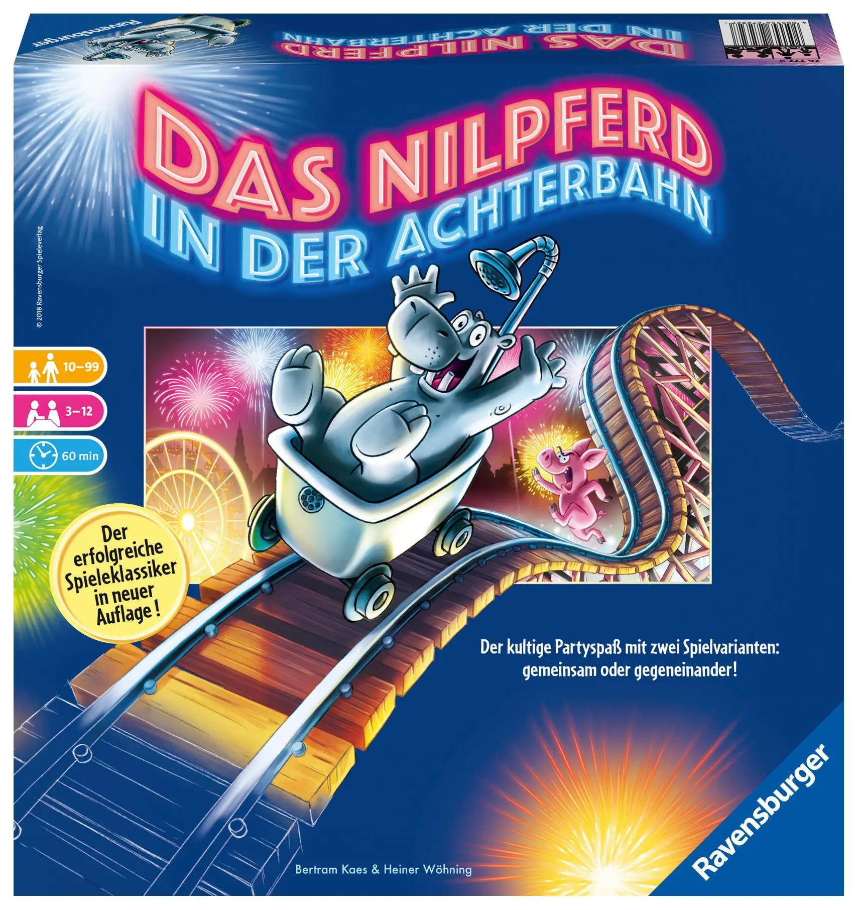 Cover: 4005556267729 | Das Nilpferd in der Achterbahn | Bertram Kaes (u. a.) | Spiel | Spiel
