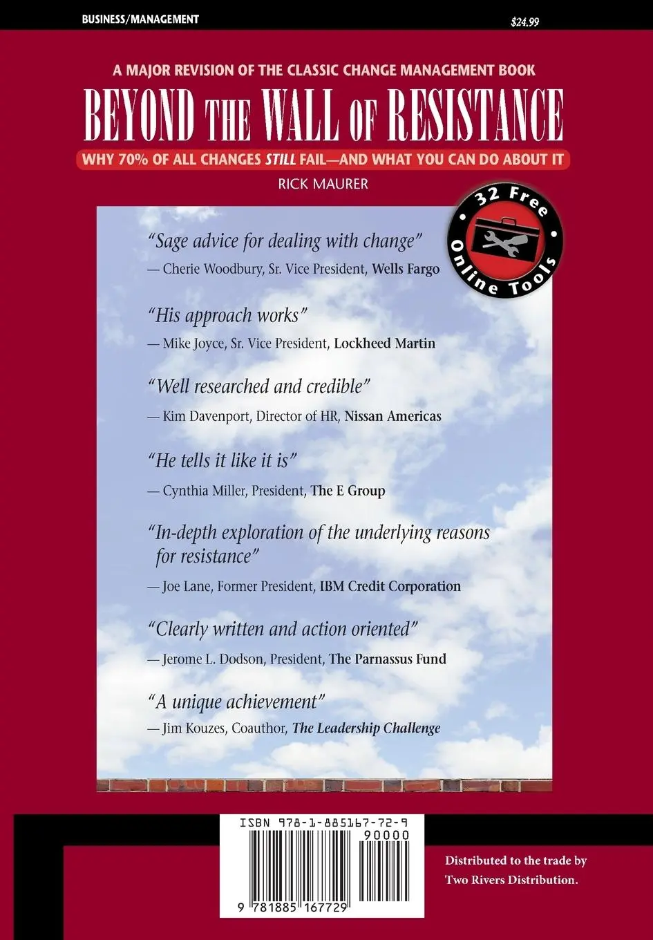 Rückseite: 9781885167729 | Beyond the Wall of Resistance (Revised Edition) | Rick Maurer | Buch