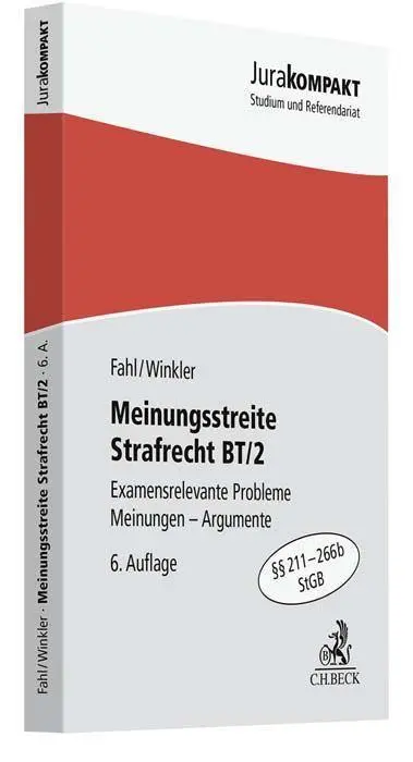 Cover: 9783406797729 | Meinungsstreite Strafrecht BT/2 | Christian Fahl (u. a.) | Taschenbuch