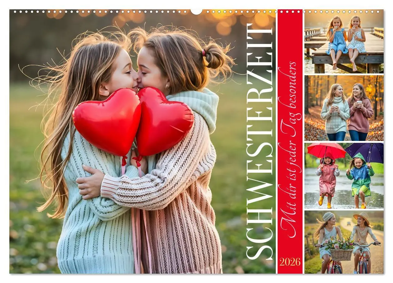 Cover: 9783457287729 | Schwesterzeit - Mit dir ist jeder Tag besonders (Wandkalender 2026...