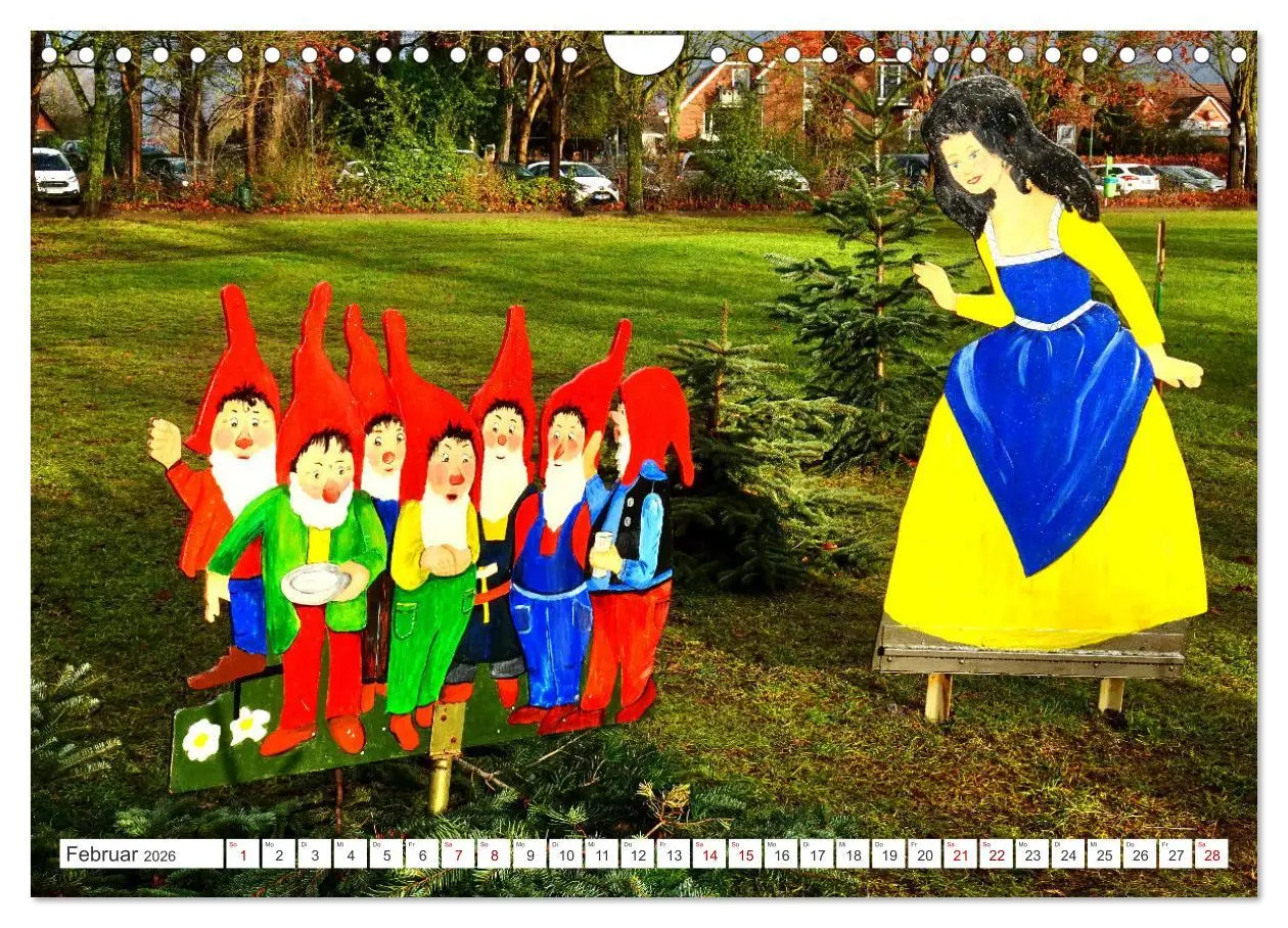 Bild: 9783457357729 | Deutsche Märchen (Wandkalender 2026 DIN A4 quer), CALVENDO...