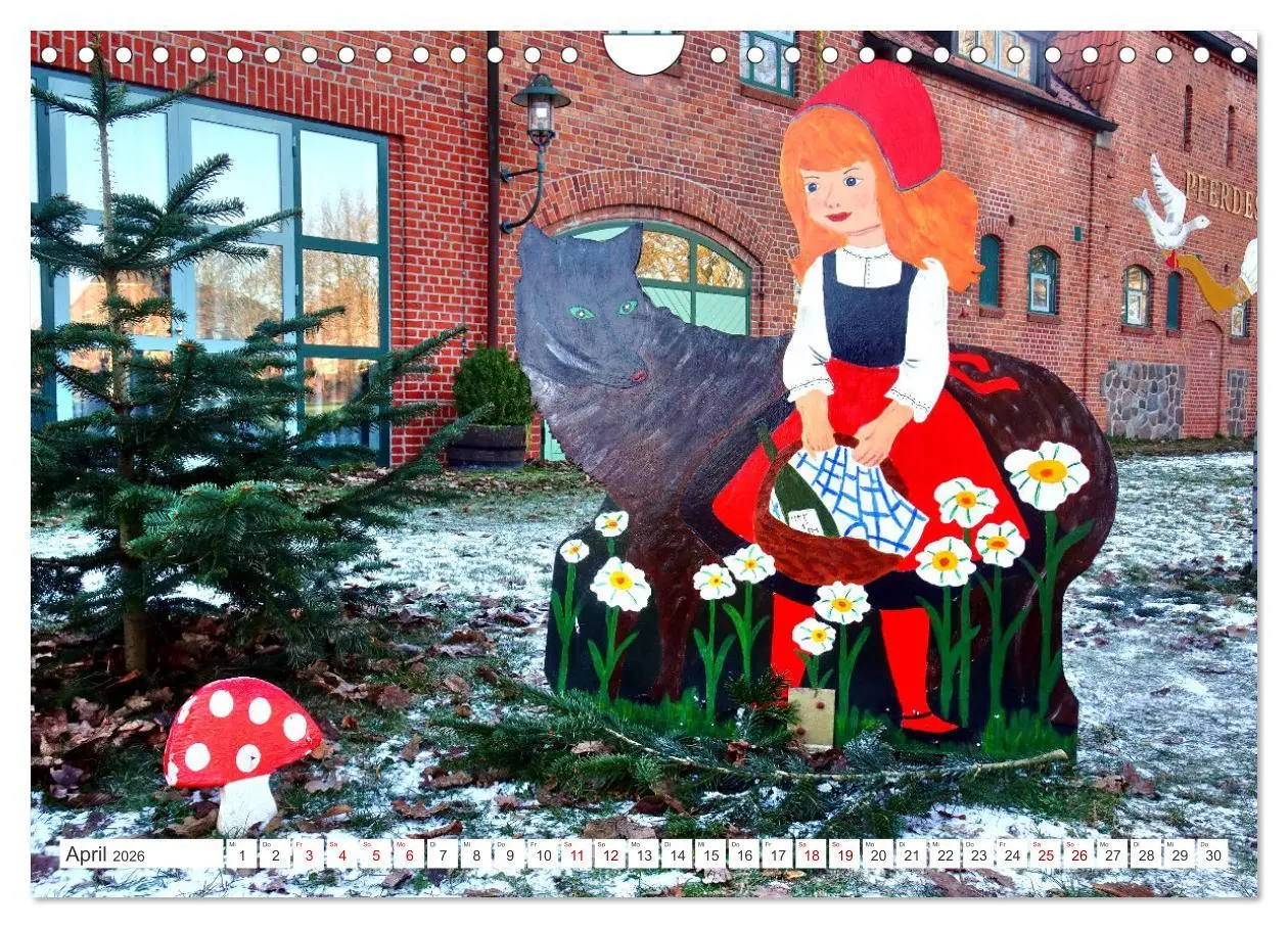 Bild: 9783457357729 | Deutsche Märchen (Wandkalender 2026 DIN A4 quer), CALVENDO...