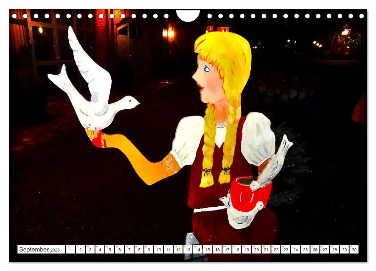 Bild: 9783457357729 | Deutsche Märchen (Wandkalender 2026 DIN A4 quer), CALVENDO...