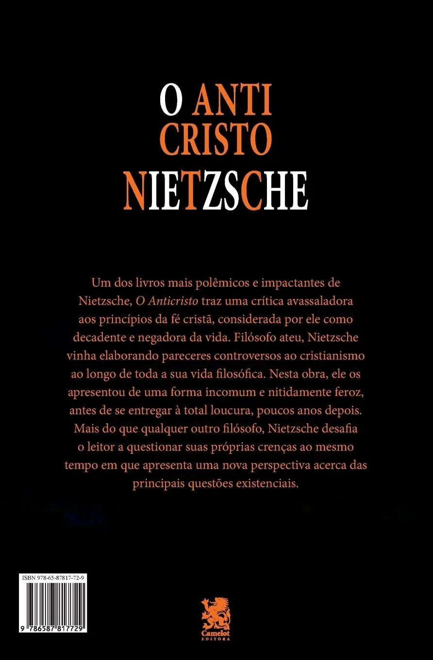 Rückseite: 9786587817729 | O Anticristo | Friedrich Nietzsche | Taschenbuch | Portugiesisch