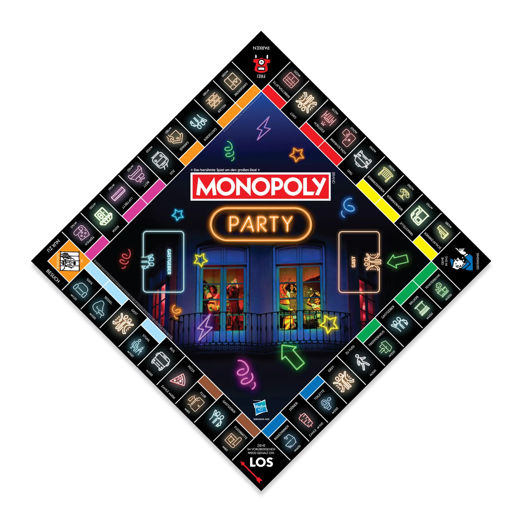 Bild: 5036905057929 | Monopoly Party | Spiel | Deutsch | 2026 | Winning Moves