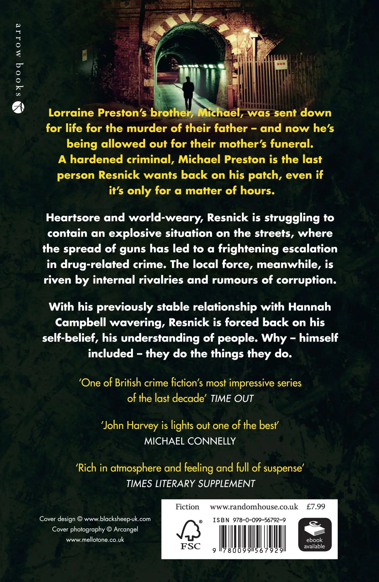 Rückseite: 9780099567929 | Last Rites | John Harvey | Taschenbuch | Englisch | 2013 | Arrow