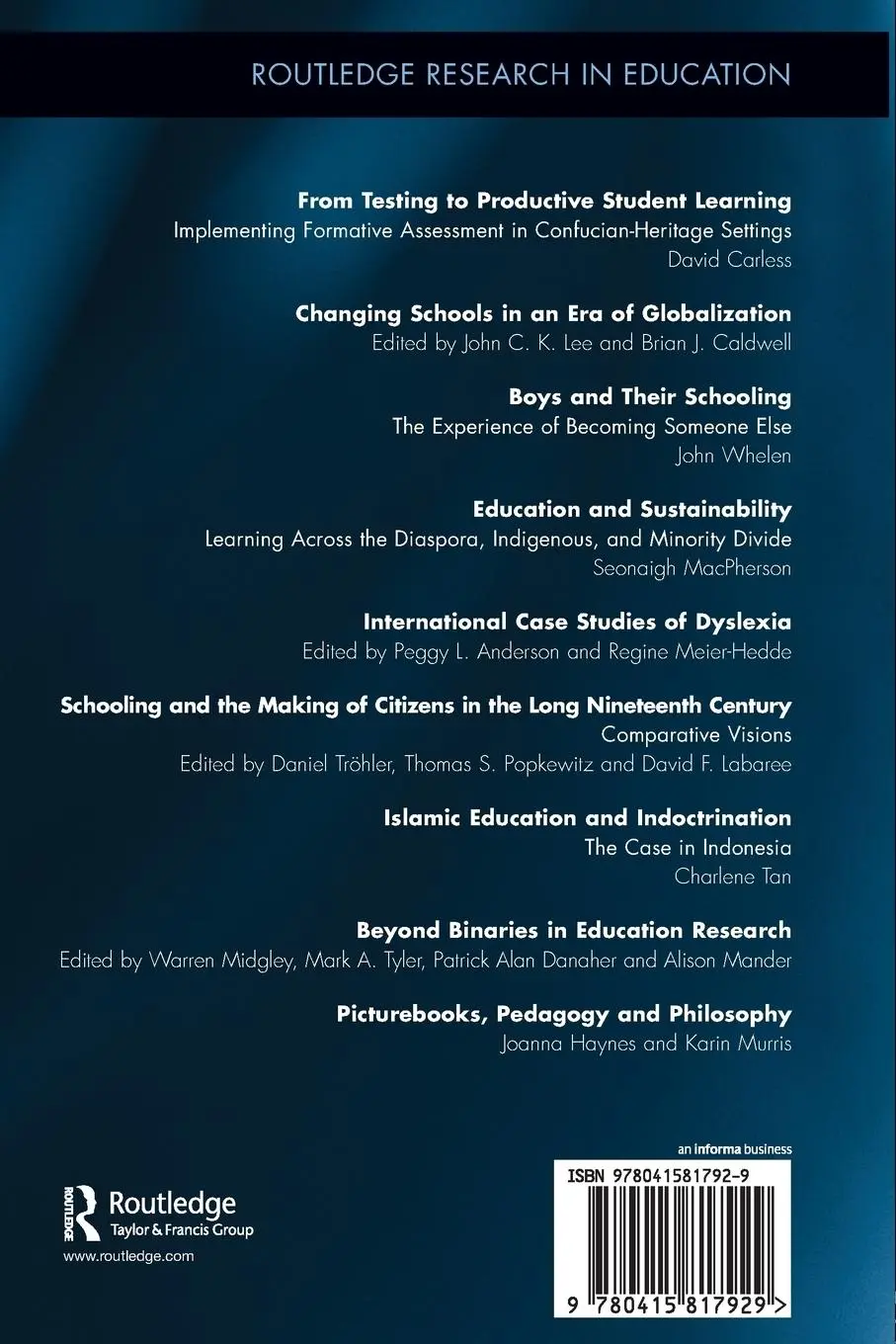 Rückseite: 9780415817929 | Picturebooks, Pedagogy and Philosophy | Joanna Haynes (u. a.) | Buch