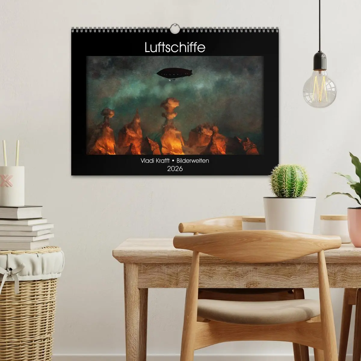 Bild: 9783457887929 | Luftschiffe über fremden Landschaften (Wandkalender 2026 DIN A3...