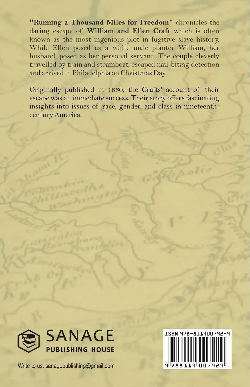 Rückseite: 9788119007929 | Running a Thousand Miles for Freedom | William Craft (u. a.) | Buch