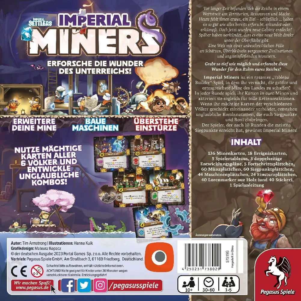 Bild: 4250231738029 | Imperial Miners | Tim Armstrong | Spiel | 57519G | Deutsch | 2023