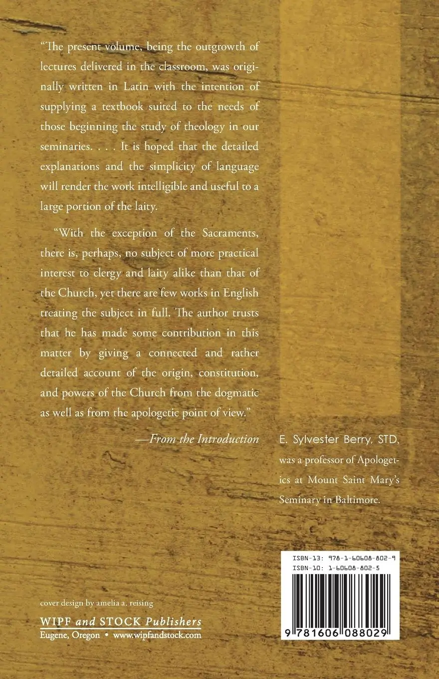 Rückseite: 9781606088029 | The Church of Christ | E. Sylvester Std Berry | Taschenbuch | Englisch