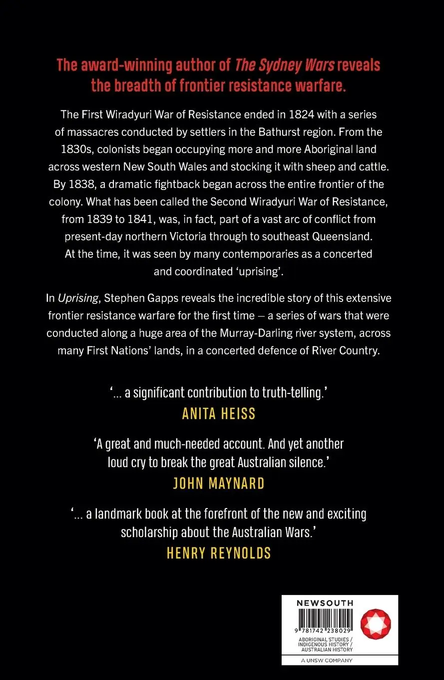 Rückseite: 9781742238029 | Uprising | Resistance wars in the colony of New South Wales, 1838-1845