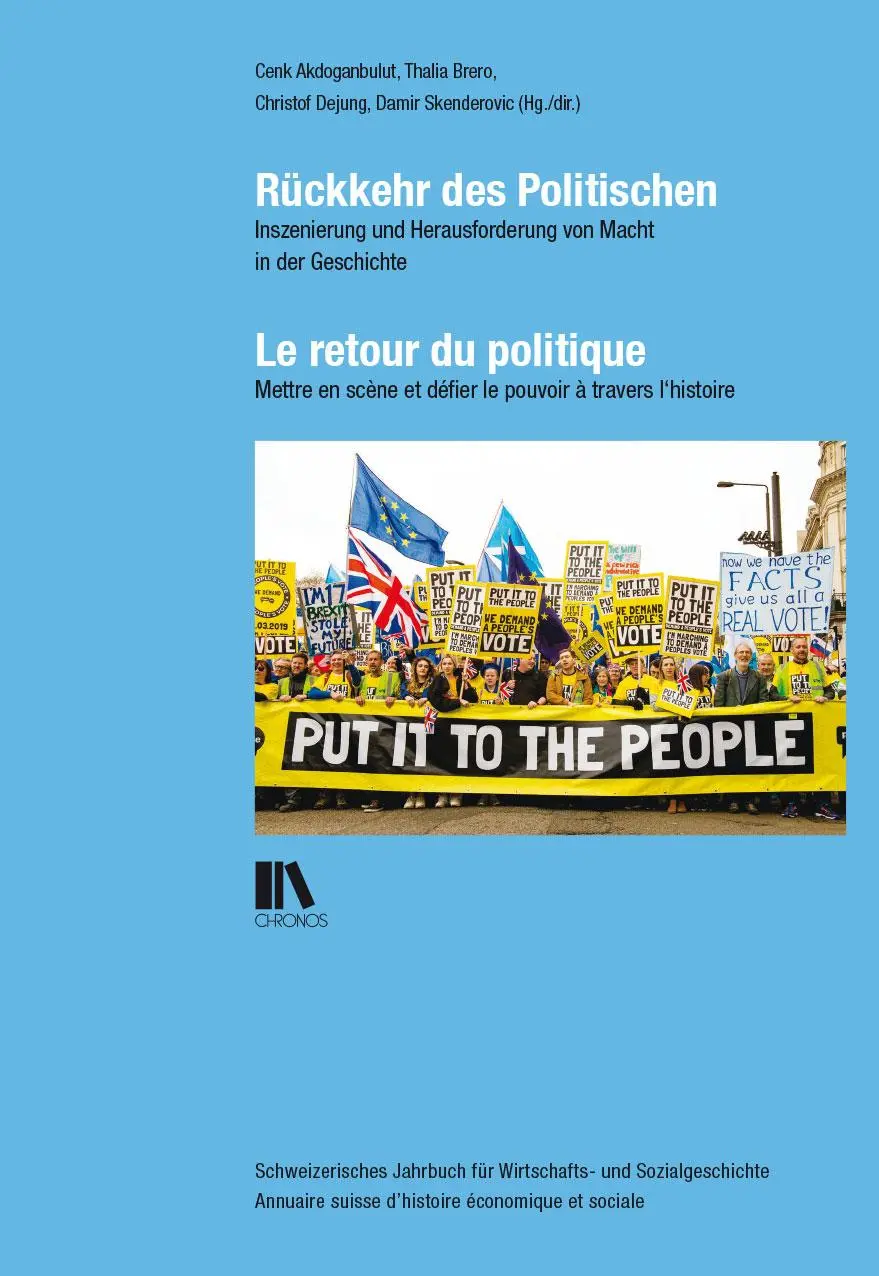 Cover: 9783034018029 | Rückkehr des Politischen | Christof Dejung (u. a.) | Taschenbuch