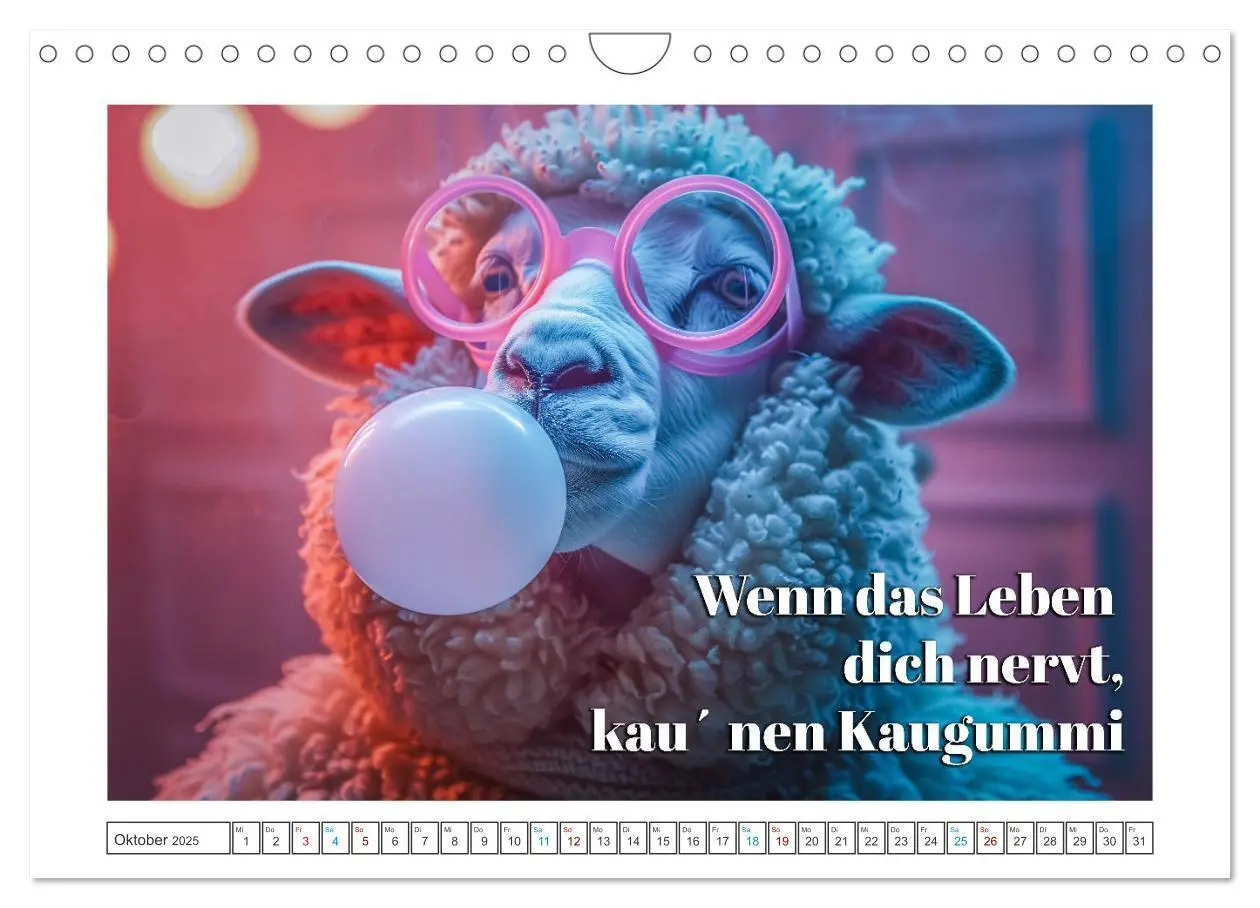 Bild: 9783457158029 | Humorvoll durch das Jahr (Wandkalender 2025 DIN A4 quer), CALVENDO...