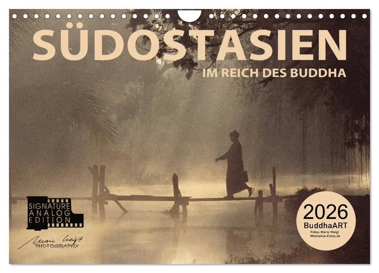 Cover: 9783457918029 | SÜDOSTASIEN Im Reich des Buddha (Wandkalender 2026 DIN A4 quer),...