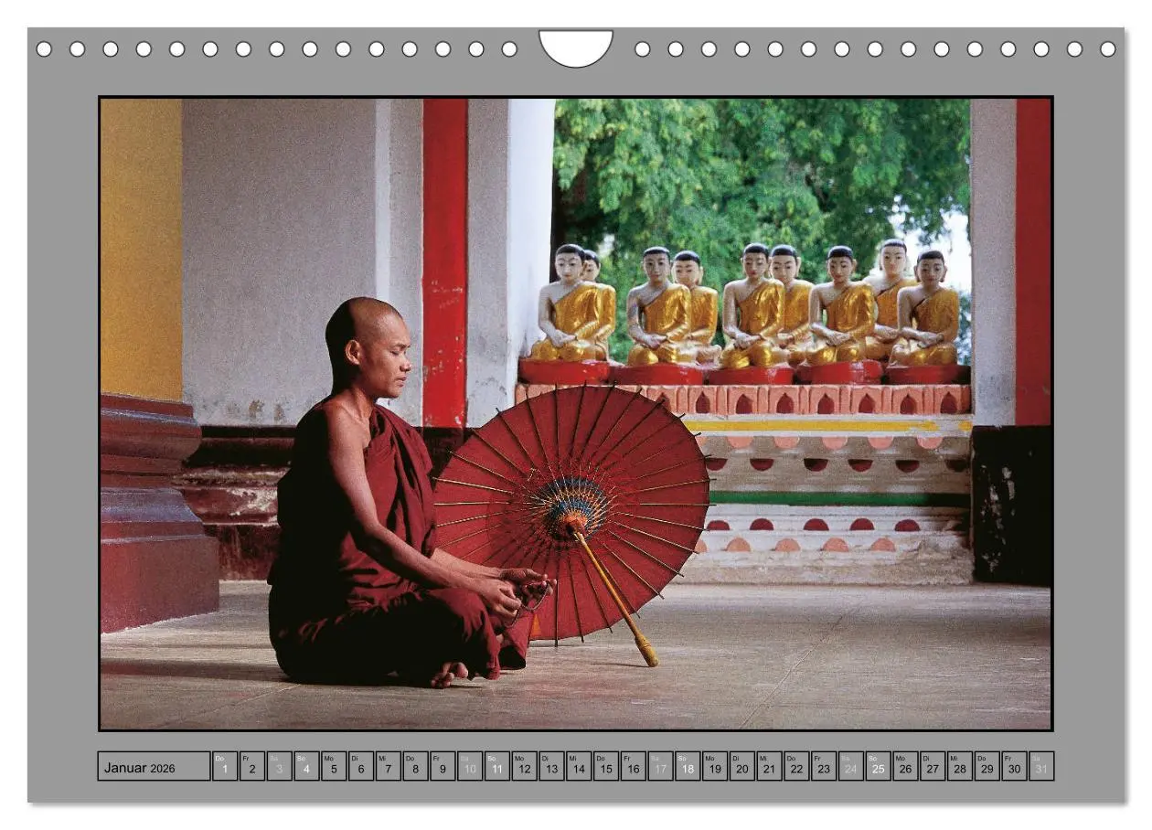 Bild: 9783457918029 | SÜDOSTASIEN Im Reich des Buddha (Wandkalender 2026 DIN A4 quer),...
