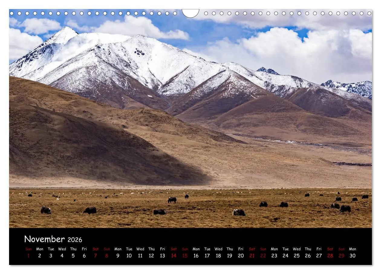 Bild: 9783516558029 | Tibet Land of Legends (Wall Calendar 2026 DIN A3 landscape),...