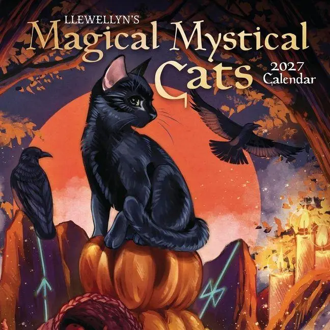 Cover: 9780738778129 | Llewellyn's 2027 Magical Mystical Cats Calendar | Llewellyn | Kalender