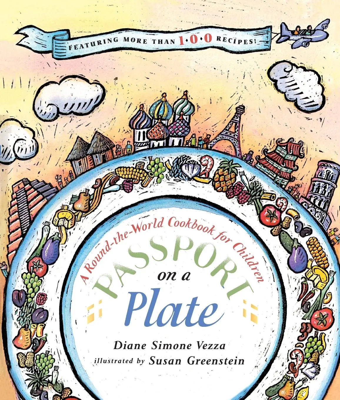 Cover: 9781481488129 | Passport on a Plate | A Round-The-World Cookbook for Children | Vezza