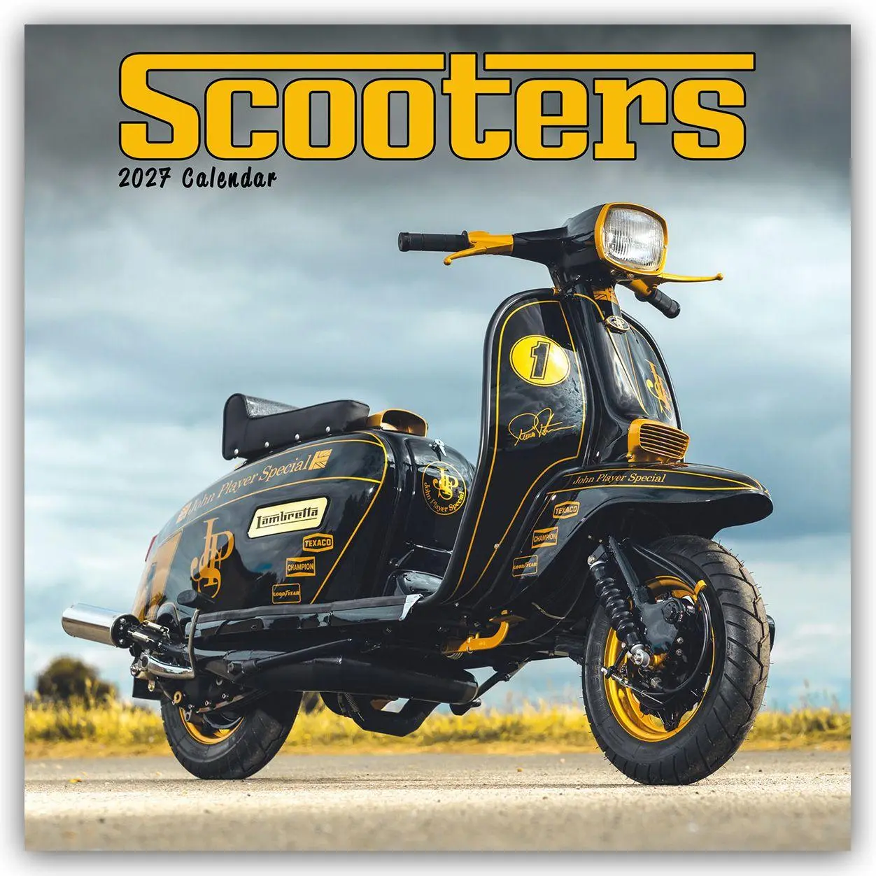 Cover: 9781529858129 | Scooters - Motorroller 2027 - Wand-Kalender | Carousel Calendar | 2027