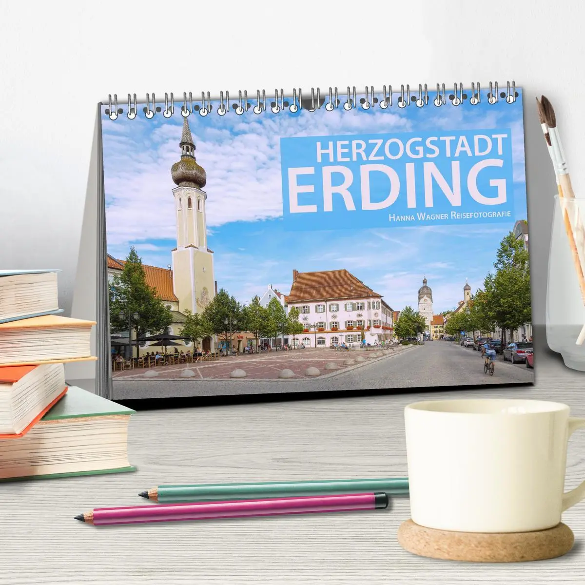 Bild: 9783457768129 | Herzogstadt Erding (Tischkalender 2026 DIN A5 quer), CALVENDO...