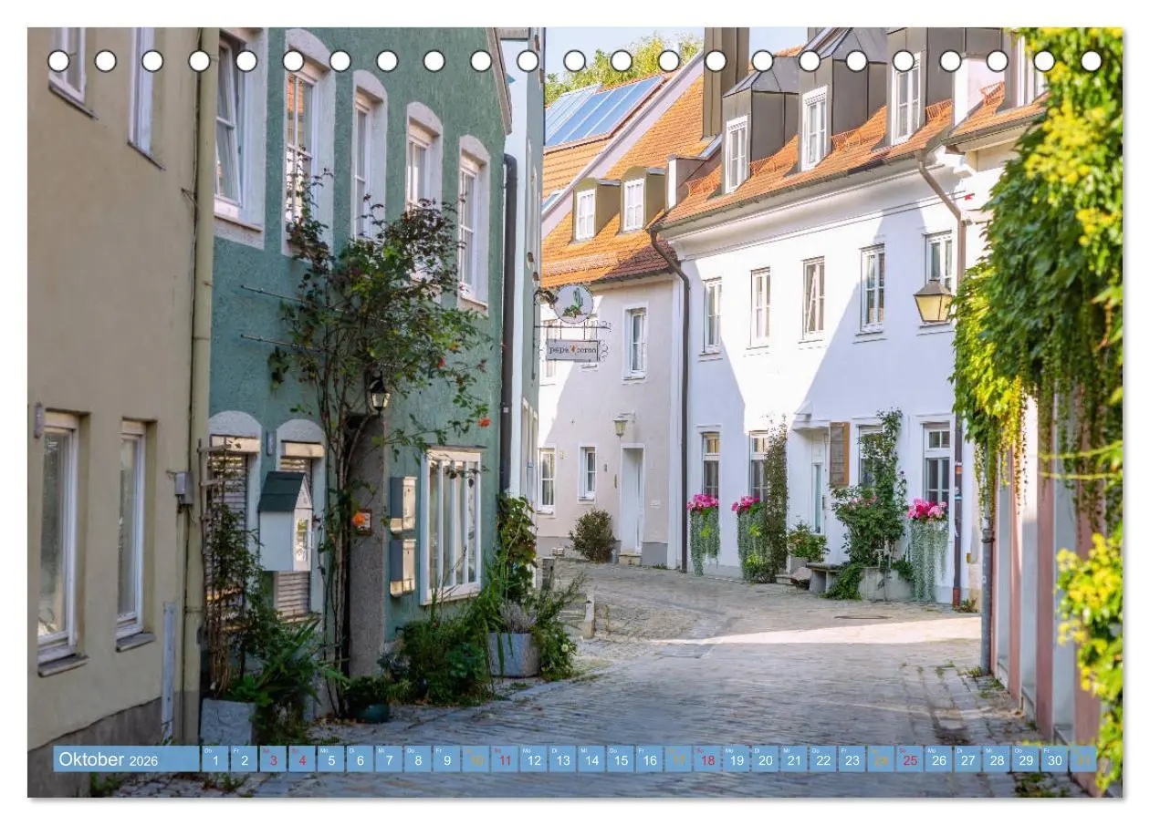 Bild: 9783457768129 | Herzogstadt Erding (Tischkalender 2026 DIN A5 quer), CALVENDO...