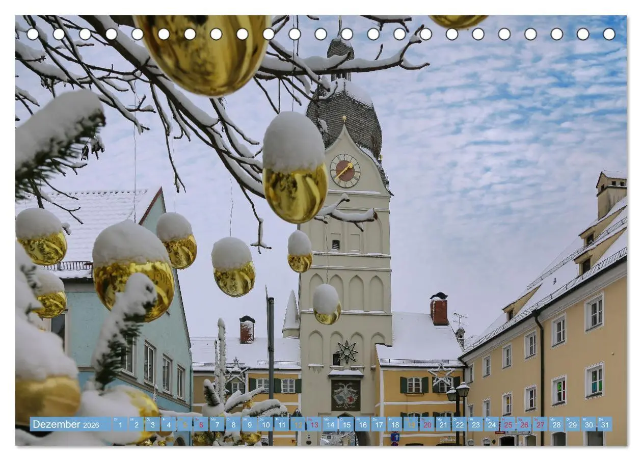 Bild: 9783457768129 | Herzogstadt Erding (Tischkalender 2026 DIN A5 quer), CALVENDO...