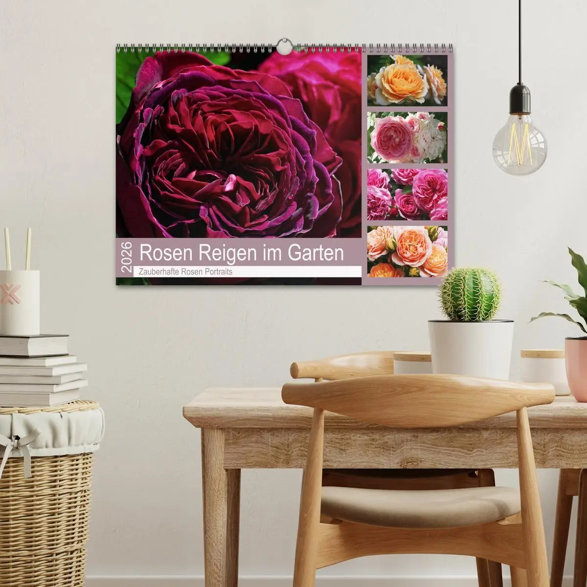 Bild: 9783457908129 | Rosen Reigen im Garten (Wandkalender 2026 DIN A3 quer), CALVENDO...