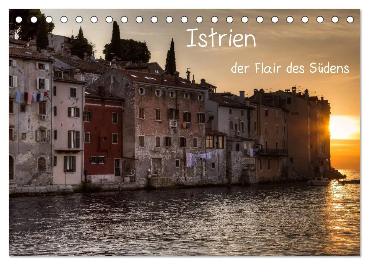 Cover: 9783516098129 | Istrien, der Flair des Südens (Tischkalender 2026 DIN A5 quer),...