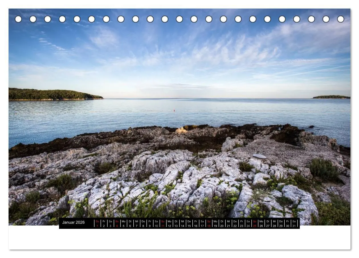 Bild: 9783516098129 | Istrien, der Flair des Südens (Tischkalender 2026 DIN A5 quer),...