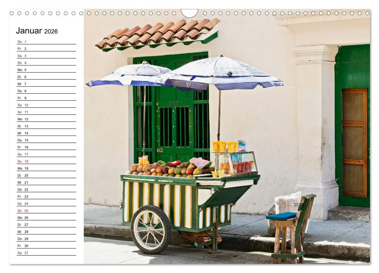 Bild: 9783516238129 | Kolumbien Impressionen (Wandkalender 2026 DIN A3 quer), CALVENDO...