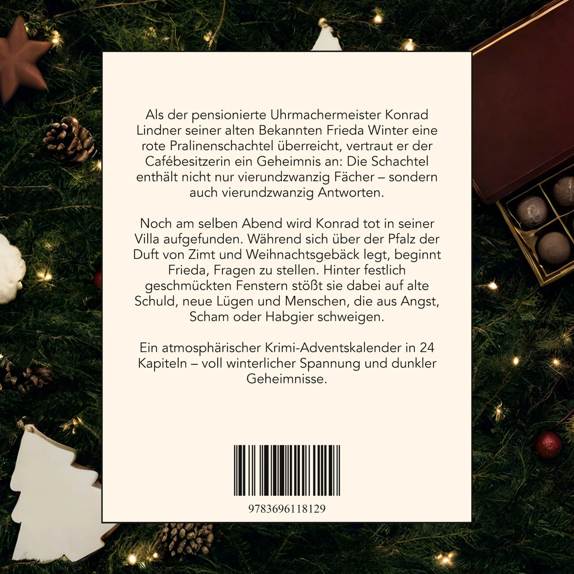 Rückseite: 9783696118129 | Mord in der Pfalz | Der Krimi-Adventskalender in 24 Akten | Nele Lang