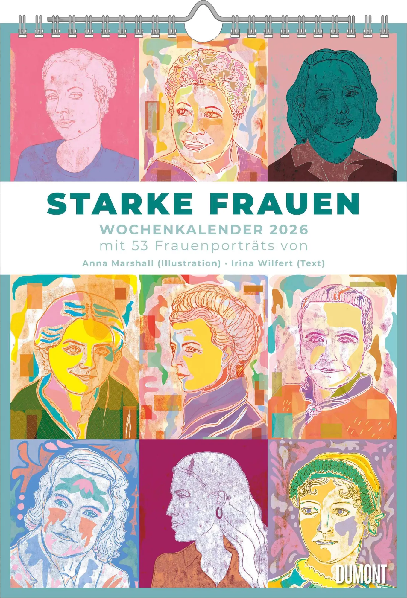 Cover: 4069095008229 | Starke Frauen Wochenkalender 2026 - Porträts und Biografien auf 53...
