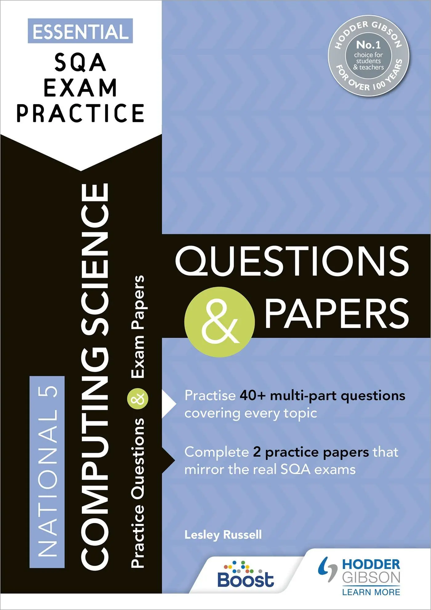 Cover: 9781398318229 | Essential SQA Exam Practice: National 5 Computing Science Questions...
