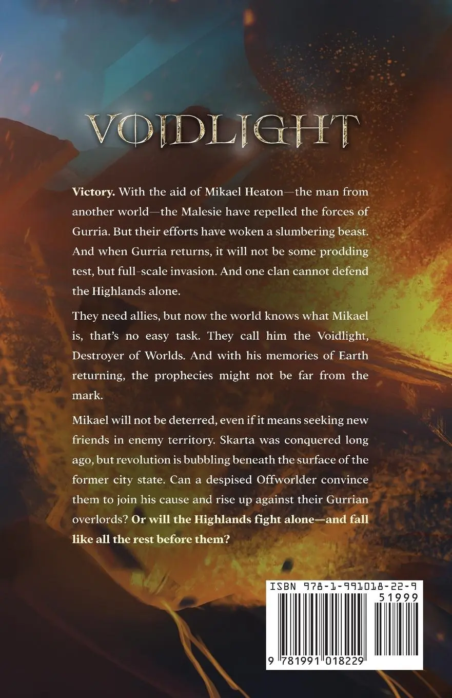 Rückseite: 9781991018229 | Voidlight | Aaron Hodges | Taschenbuch | Englisch | 2023