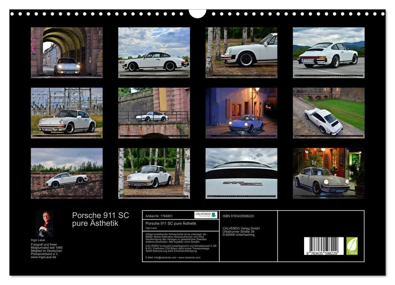 Bild: 9783435598229 | Porsche 911 SC pure Ästhetik (Wandkalender 2025 DIN A3 quer),...